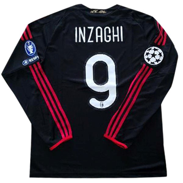 Camiseta Milan Inzaghi Tercera equipación ML NO.9 Retro 2009/10 Negro